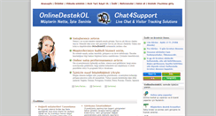 Desktop Screenshot of onlinedestekol.com